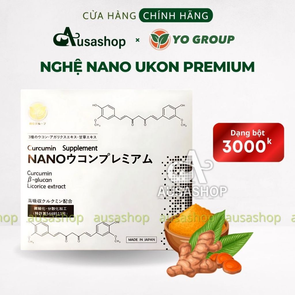Nghệ Nano Ukon Premium – Nghệ Vàng Okinawa Nano