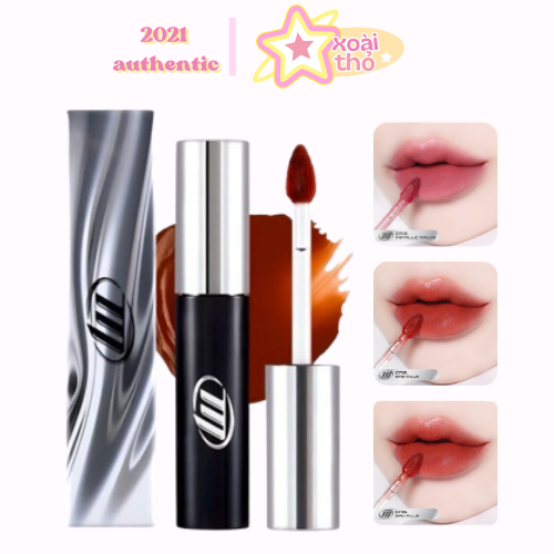 [NEW BY AI] Son Kem Lì, Mịn Mượt Nhẹ Môi, Bền Màu Merzy Cyber Mellow Tint 4g