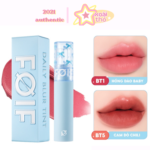 [New][FOIF by MERZY] Son Kem Lì Thuần Chay, Mềm Mịn, Lâu Trôi FOIF Daily Blur Tint 3g