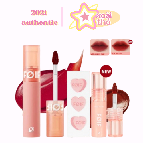 [FOIF by MERZY] Son Kem Lì Thuần Chay Foif Daily Velvet Tint 3g