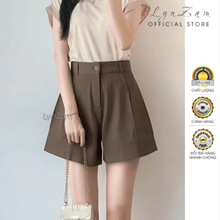 Quần Short Nữ Cao Cấp LYNZAM Quần Đùi Ống Loe Rộng