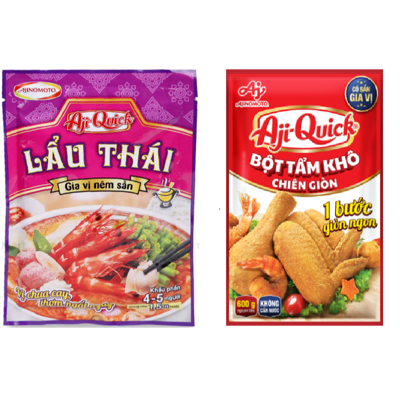 Vị lẩu Thái Ajiquick Bột tẩm khô chiên giòn Aji-Quick gia vị