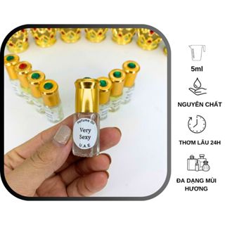 Tinh dầu nước hoa mini tinh dầu dubai nước hoa nam nữ dạng lăn 5ml thơm lâu nhiều mùi hương tùy chọn