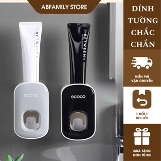 Dụng cụ nhả kem đánh răng Ecoco dán tường chắc chắn không cần khoan tường| Hộp lấy kem đánh răng E1922