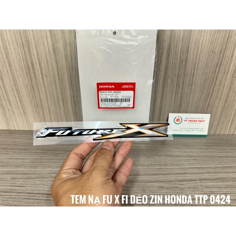 Tem nạ Fu X Fi xi dẻo zin ( 1 miếng )