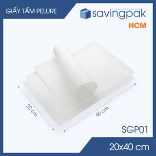 SGP01 - 20x40 cm - Combo 100 tấm giấy Pelure gói hàng giấy nến gói quà giấy bọc quần áo -S.MGP01 