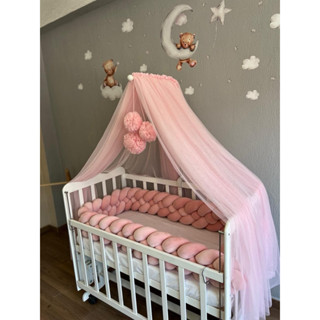 Quây cũi xoắn 4 lõi, quây tết giường cũi cho bé MESOCKEM QX02