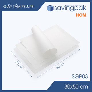 SGP03 - 30x50 cm - Xấp 100 tấm giấy Pelure gói hàng, giấy nến gói quà, giấy bọc hàng quần áo