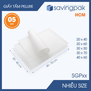 SGP - Xấp 100 tấm giấy Pelure gói hàng - Nhiều size - giấy nến gói quà, giấy bọc hàng quần áo