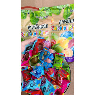 COMBO 4GÓI Kẹo ô mai xí muội (1.6kg )Colorful Plum chữ Thái MIX 5 vị - Gói 408gr ( date mới 11/2025 )