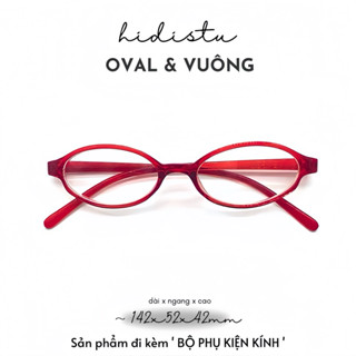 [HOT TREND] Gọng mắt kính Bayonetta OVAL và VUÔNG. Phong cách vintage y2k. Hidi Studio Eyewear