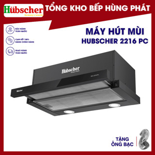 Máy Hút Mùi HUBSCHER 2216 PC - Phím Cơ 3 Tốc Độ, Lực Hút 1000m3/h, Bảo Hành 2 Năm