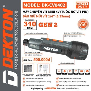 MÁY VẶN VÍT PIN DEKTON DK-CV0402 Gen2 chính hãng