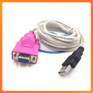 Cáp Chuyển USB Sang COM RS232 DB9 – Dài 1.5M – Hỗ Trợ Thiết Bị Công Nghiệp, Máy CNC, Thiết Bị Cũ