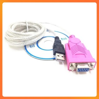 Cáp Chuyển USB Sang COM RS232 DB9 – Dài 1.5M – Hỗ Trợ Thiết Bị Công Nghiệp, Máy CNC, Thiết Bị Cũ