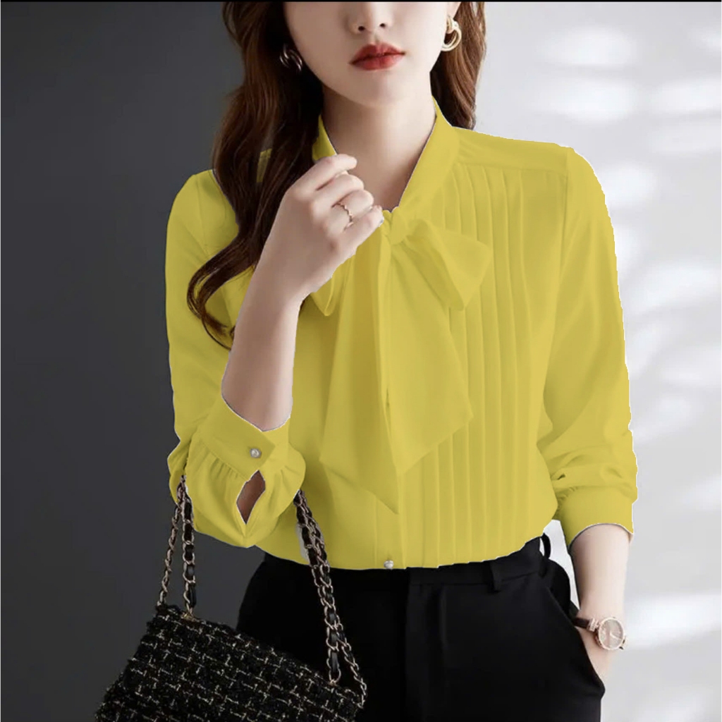 Áo Kiểu Chuỗi Ngọc Tay Dài Sang Chảnh💕𝑭𝑹𝑬𝑬𝑺𝑯𝑰𝑷💕[Giá gốc tận xưởng] ÁO KIỂU NỮ CÔNG SỞ | BigBuy360 - bigbuy360.vn