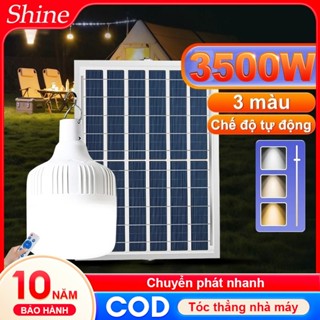 bóng đèn năng lượng mặt trời 1000w led bóng đèn tròn Ba màu chợ đêm Quầy hàng Ánh sáng khẩn cấp