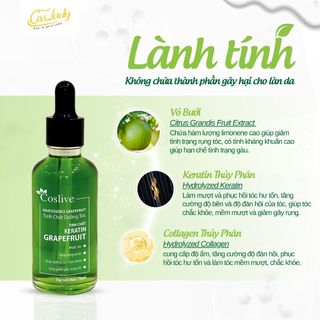 Tinh Chất Dưỡng Tóc Bưởi Coslive 70ml