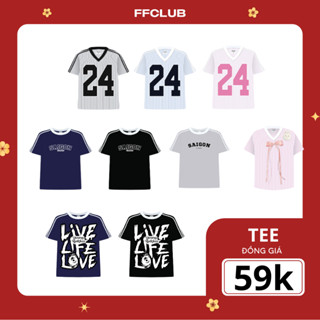   XẢ KHO   Áo Oversize jersey baseball SAIGON FFCLUB - Form unisex nam nữ Mix 