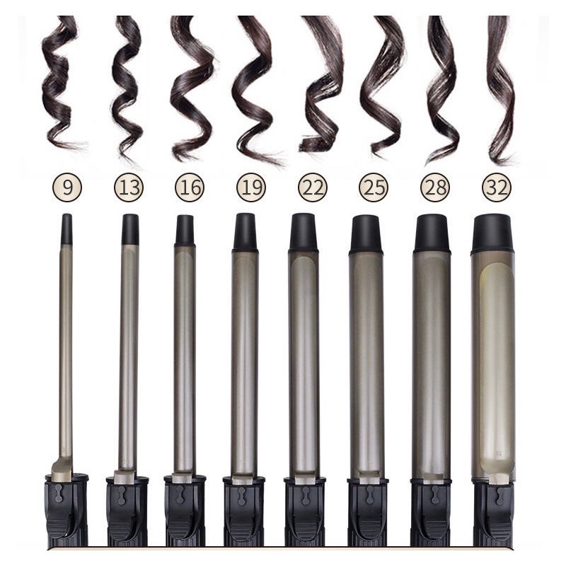 Máy uốn tóc chuyên nghiệp, đủ size điều chỉnh 5 mức nhiệt _SS0250