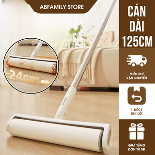  Cây Lăn Bụi Cầm Tay ECOCO Cán Dài Tiện Lợi,Bàn Chải Lăn Dính Bụi Lông Thú Cưng Tóc Rụng Sàn Nhà E23119 