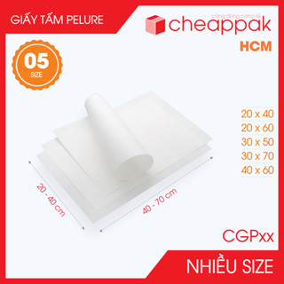 CGP - Xấp 100 tấm giấy Pelure gói hàng - Nhiều size - giấy nến gói quà, giấy bọc hàng quần áo
