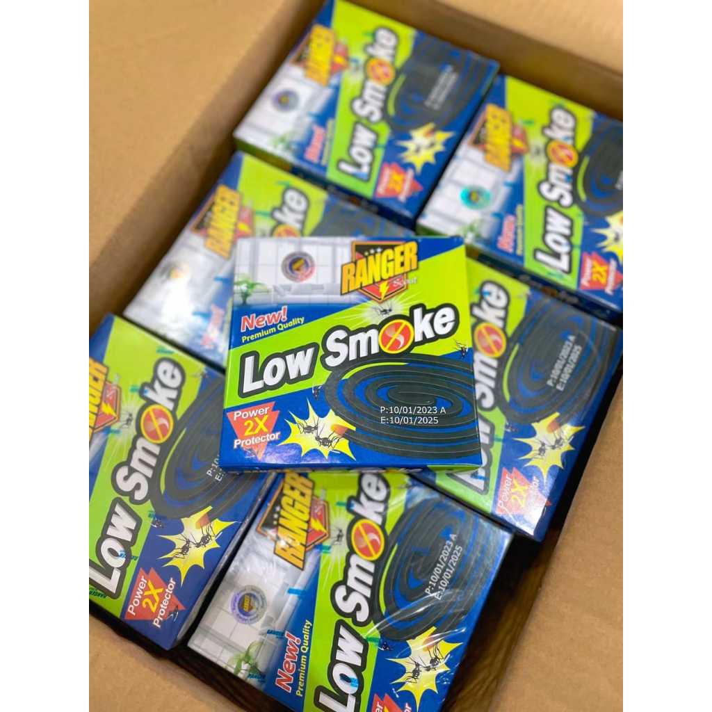 Combo 10 Hộp Nhang Muỗi Ít Khói Thái Lan Ranger Low Smoke