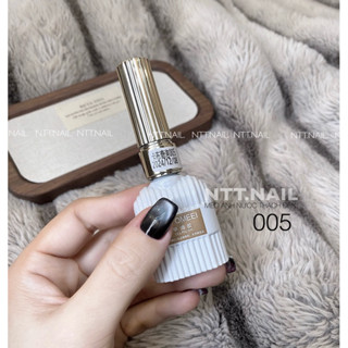  Sơn gel mắt mèo ánh nước thạch đen uomeei mã 005 