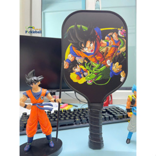 Vợt pickleball Songoku hoạt hình trẻ em ĐỘC QUYỀN, nhẹ bền, tay cầm gỗ chống trơn trượt, tặng kèm 1 bóng pickle ball