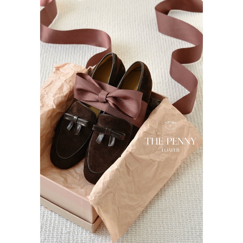 JOIE DES ROSES - Giày da lộn The Penny Shoes
