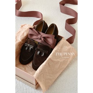 JOIE DES ROSES - Giày da lộn The Penny Shoes