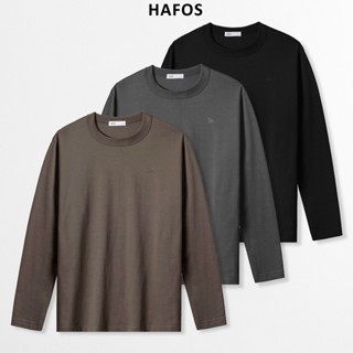 Áo thun nam tay dài FALCON HAFOS áo thun trơn tay dài nam chất liệu co giãn thoải mái, áo phông tay dài chuẩn form