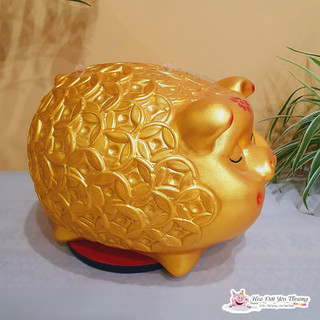 Lợn đất heo đất đồng xu mũm mĩm size đại đựng tiền tiết kiệm