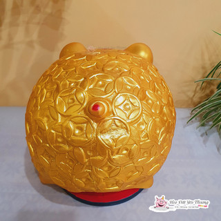Lợn đất heo đất đồng xu mũm mĩm size đại đựng tiền tiết kiệm