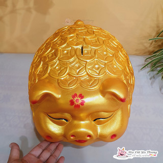 Lợn đất heo đất đồng xu mũm mĩm size đại đựng tiền tiết kiệm