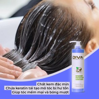 Bộ Dầu Gội DiVa Argan 750ml / 400ml (Mẫu mới )