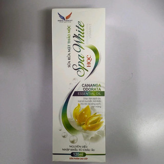 Sữa rửa mặt thảo mộc spa white, Sạch mụn, Ngừa thâm, Dưỡng mềm và ẩm da - 120ml