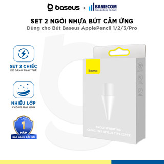 Ngòi Nhựa Bút Cảm Ứng Baseus Smooth Writing 2 Stylus - Chống Trầy - Chống Mài Mòn - Cảm Biến Nghiêng