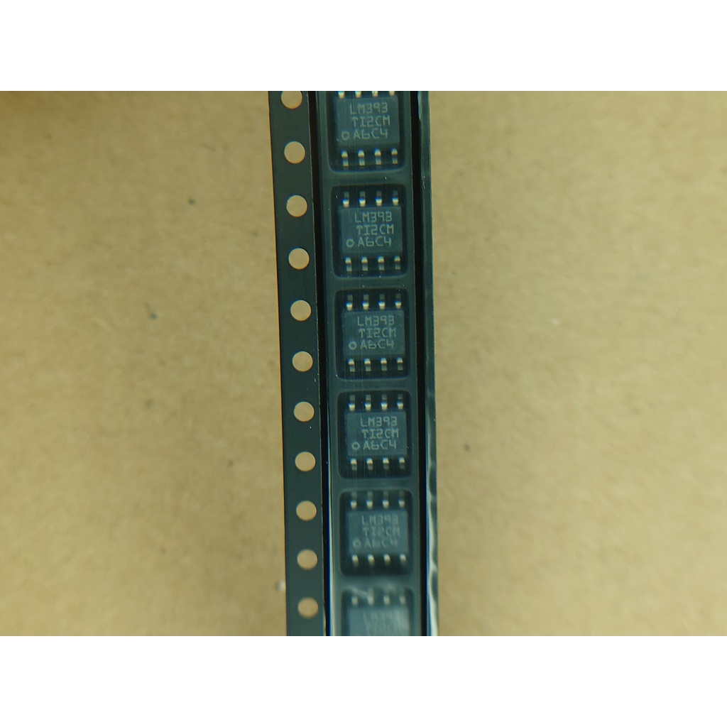 LM393 LM393DR IC so sánh TI (SOIC-8)
