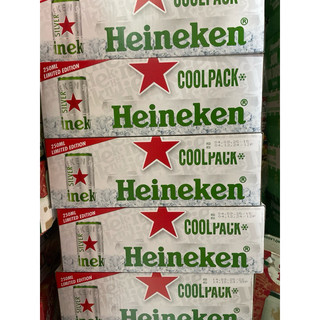 Bia Heineken bạc lon lùn.thùng 24 lon 250ml
