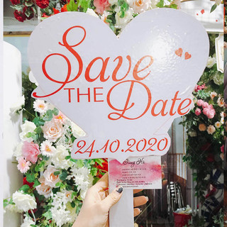 HASHTAG cầm tay chụp ảnh Đám cưới, Happy Wedding [ĐC3]