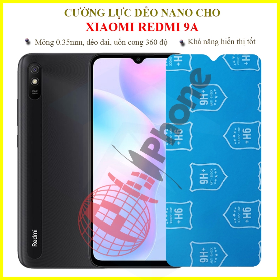 Dán cường lực dẻo nano trong hoặc nhám cho Xiaomi redmi 9A