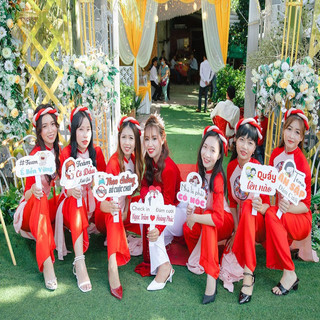 HASHTAG cầm tay chụp ảnh Đám cưới, Happy Wedding [ĐC3]