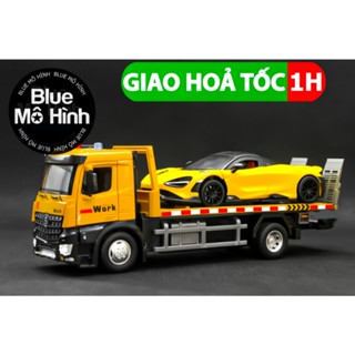 Xe mô hình xe cứu hộ giao thông 1:32 bằng kim loại