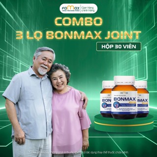 [FAMAX] Combo 3 hộp 30 viên khớp Bonmax Joint hỗ trợ giảm đau khớp, viêm khớp, thoái hoá khớp