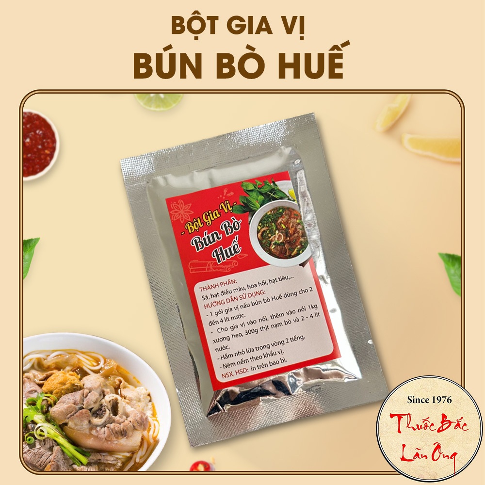 Bột gia vị nấu bún bò Huế (Nguyên liệu nấu bún bò Huế)