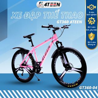 Xe Đạp Thể Thao Khung Thép GT360 ❤️4TEEN❤️ 24 Cấp Độ  Xe Đạp Địa Hình 26Inch Tập Thể Dục, Thể Thao, Dã Ngoại 2024