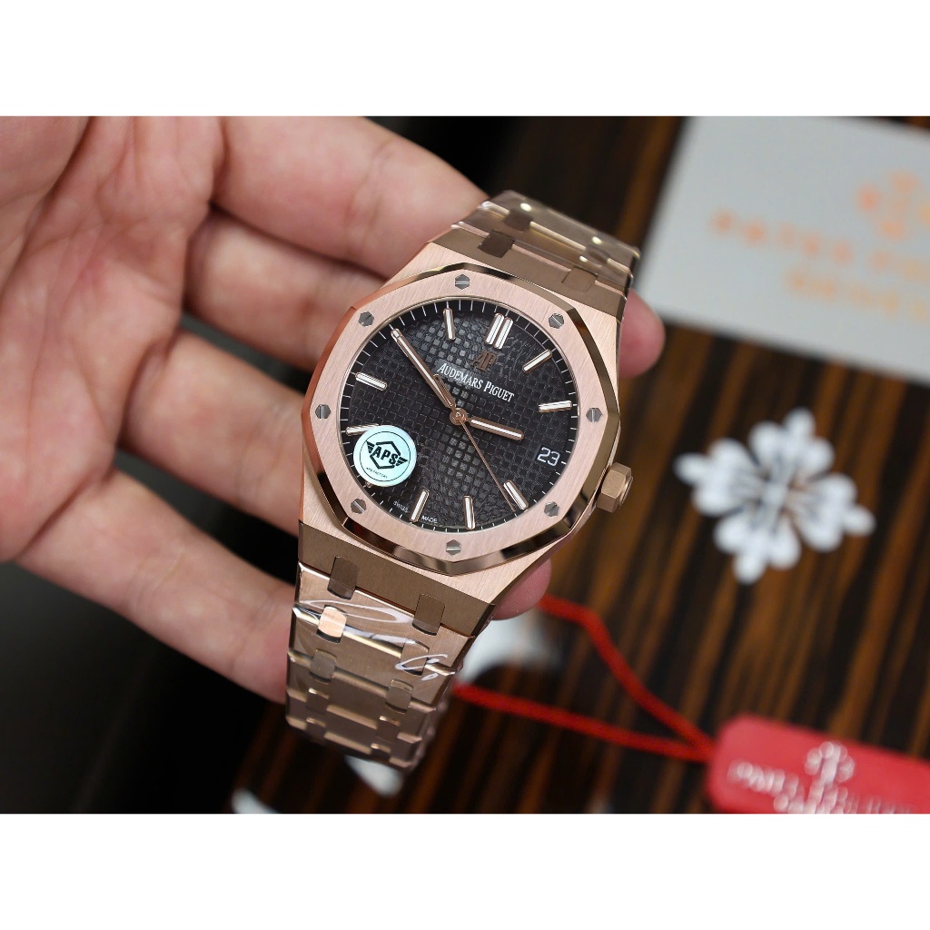 [Full Box] - đồng hồ nam Audemars Piguet Royal Oak 15500 41mm máy Cal 4302 32 chân kính 