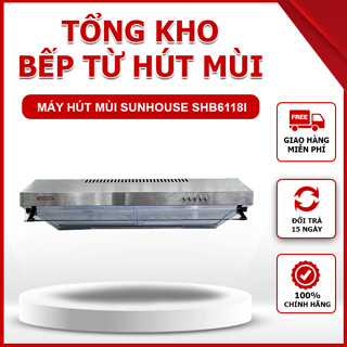 Máy hút mùi Sunhouse SHB6118I có kiểu dáng nhỏ gọn, thiết kế mỏng nhẹ, phù hợp với đa số không gian bếp hiện đại