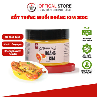 Sốt phô mai trứng muối hoàng kim Thích Cay 150g chuẩn vị cho các món ốc, hải sản